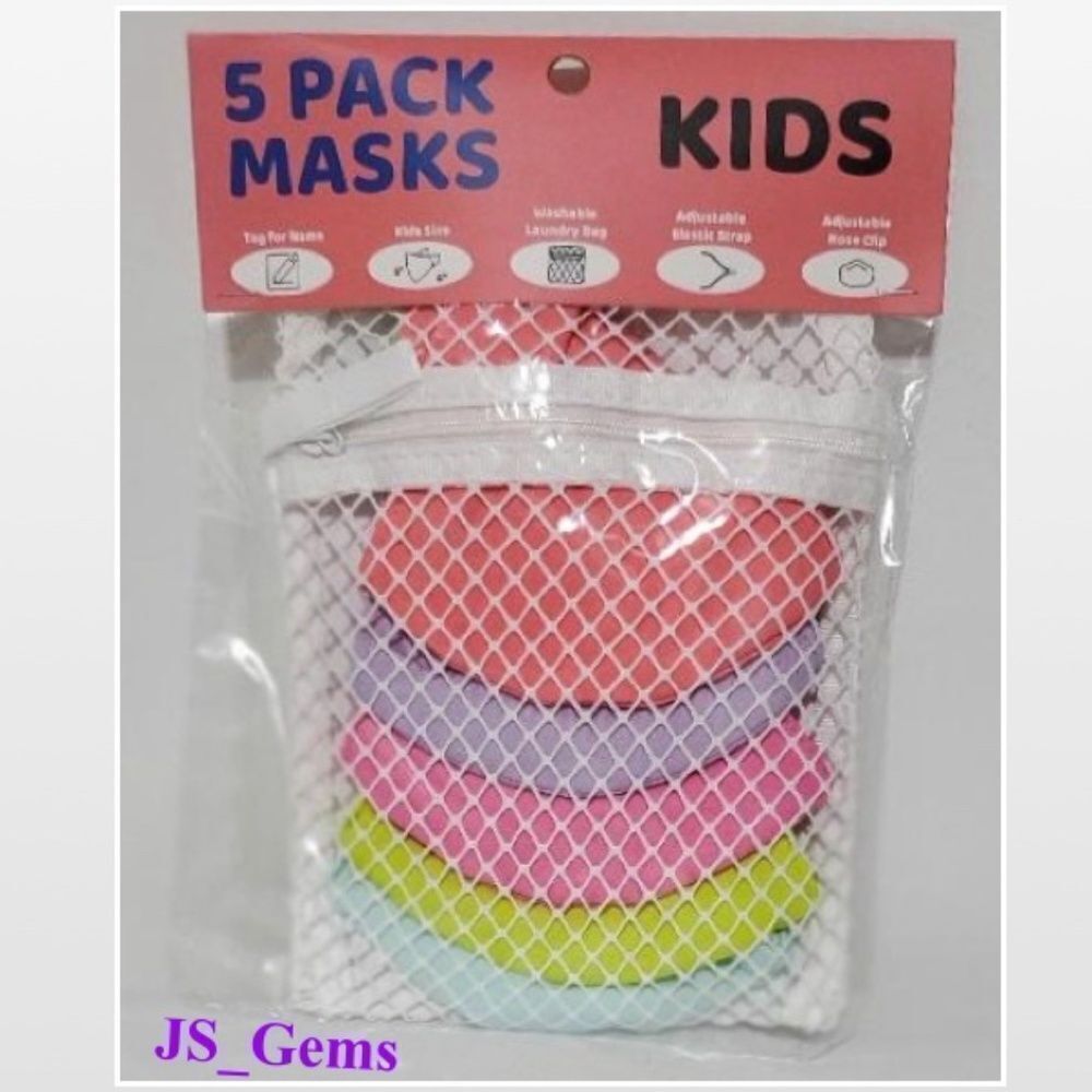 New Kid Girl Face Masks 5 Piece Set
